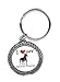 I Love My German Pinscher Key Chain