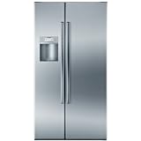 Bosch : B22CS80SNS 22 cu. ft. Linea Series Side by Side Refrigerator - Stainless Steel by 