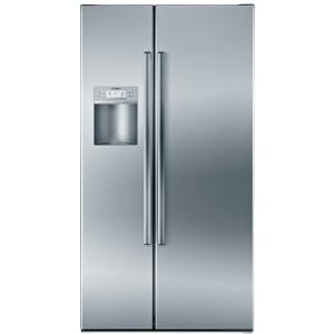 Bosch : B22CS80SNS 22 cu. ft. Linea Series Side by Side Refrigerator - Stainless Steel by 