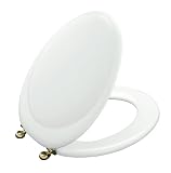 KOHLER K-4615-AF-0 Revival Toilet Seat, White