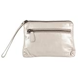 Mimi in Memphis Clara Clutch Color: Metallic White