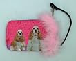 Cocker Couple Dog Cell Phone Holder