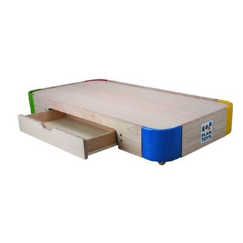Wooden Play Table with Drawer by Plan Toys