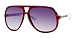 Gucci GG1622/S Sunglasses - 0HD8 Red White (LF Grey Gradient Lens) - 63mm
