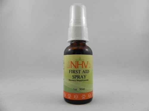 NHV First Aid Spray - Natural Disinfectant for Scrapes and Cuts, 1oz (30ml)