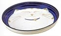 Smiling Blue Cat Porcelain Deep Dish 8-1/2in #HY58/B