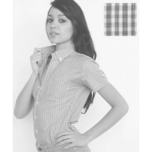 Buy American Apparel Unisex Italian Short Sleeve Button-Up Shirt