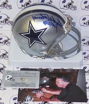Randy White Autographed Dallas Cowboys Mini Football Helmet with 