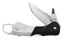 Leatherman L861411 Einhandmesser e55B inkl. Befestigungsclip, Klinge aus 154 CM Edelstahl