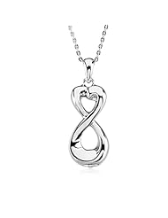 Infinite Love Ash Holder Necklace in Sterling Silver