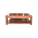 Ambientehome 53024 Couchtisch Tarim Akazie antikfinish, ca. 120 x 80 x 45 cm