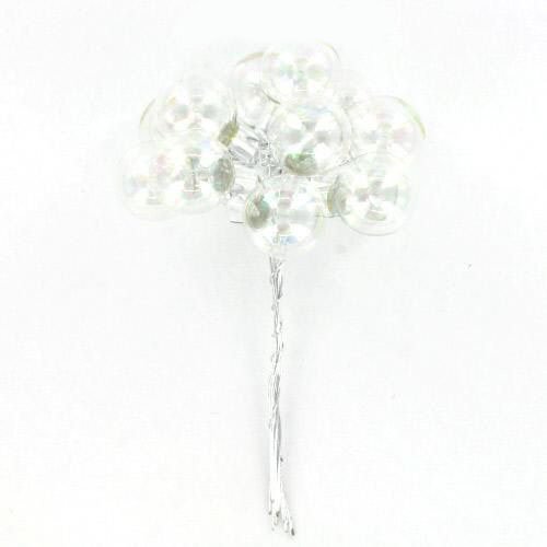 Deluxe Import Trading 70-316010CLR-IRID 25 mm Stem Ball - 120 Packs