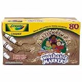 Crayola 8-Pack Multicultural Washable Markers (Single Box)