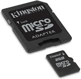 Kingston 2GB Micro SD Memory Card TF and R4 Adapter suitable for Nintendo DS Lite, DS.
