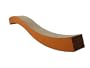 Marmalade Pet Wall Flower Cardboard Cat Scratcher, Color: Rust, 36"L X 3.5"W