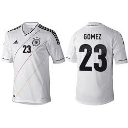 Adidas DFB Deutschland Heim-Trikot Gomez Nr.23 Herren EM2012 Farbe: weiß/schwarz, Größe: L