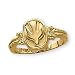 14K Yellow Gold Dove Ring