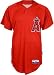 MLB Men's Los Angeles Dodgers Short Sleeve Authentic Button Front Cool Base Batting Practice Jersey