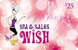 311V9ps1RTL. SL160  Spa & Salon Wish Pink Gift Card