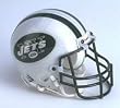 New York Jets Limited Edition Chrome Mini Helmet - FOOTBALL Sports Merchandise