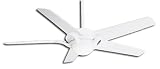  : Casablanca 3811A Bel Air Fan - Remote Snow White Contemporary Ceiling Fan 55