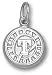 Texas Rangers Solid Sterling Silver Club Logo 3/8'' Pendant