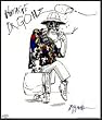Ralph Steadman Dr. Gonzo Hunter S. Thompson Framed Art Poster Print 24x36