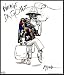 Ralph Steadman Dr. Gonzo Hunter S. Thompson Framed Art Poster Print 24x36