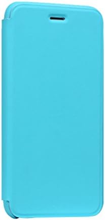 Myzin Unisex Ultrathin Frosting Protective Flip Folio Cover Case for Apple Iphone 6 (Blue)