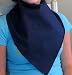 Adult Bandana Bib(Color=Navy Blue)