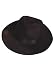 Adult Deluxe Brown Fedora Hat