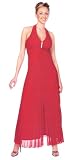 Plus Size Flirty Shirred Deep V Halter Style A Line Pleated Evening Dress