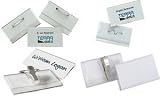Durable Name Badges with Pin 40x75mm Ref 8608 [Pack 10]