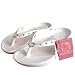 Hello Kitty Sandals: White/Sparkle Stones