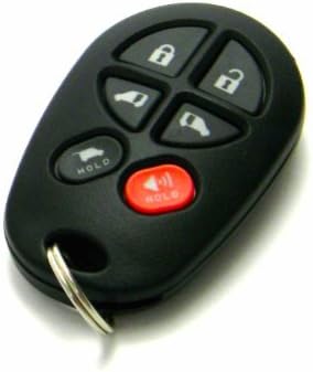 New 6 Button Replacement For Toyota Sienna Keyless Remote W/ Duracell Battery Inside Gq43vt20t