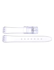Swatch Replacement Synthetic Plastic Clear 12mm Watch Band