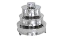 Benzara 16166 Wedding and Party Aluminum Cake Stand Set-4 22 in.,18 in.,14 in.,6 in. W