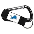 Detroit Lions Black Carabiner Keychain