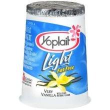 Yoplait Light Very Vanilla Yogurt, 6 Ounce - 12 per case.