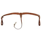 Weaver Leather Contoured Harness Leather Ring-in-Center Breast Collar 000399332171