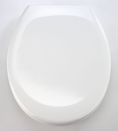 Produkt-Bild: Wenko Premium WC-Sitz Ottana - Absenkautomatik, rostfreie Fix-Clip Hygiene Edelstahlbefestigung, antibakteriell, Duroplast, wei&szlig;