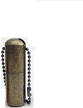 Zinc Alloy Peanut Petrol Lighter Watertight Fluid Lighter Survival Tool EDC Gear