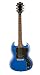 Double cutaway (SG Style) Electric Blue, 1 p/u, 1 V, 1 T, amp, cord, strings, strap, picks, DVD