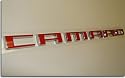 Fender Badge Overlay Decal - 2010 Camaro LS, LT, RS, SS - (Color: Flat Black)