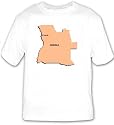 T-shirt with angola, africa, map