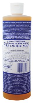 Dr. Bronner's Pure Castile Soap - Peppermint (16 oz.)