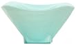 Colorful Art Glass Green Large Square Bowl 11 1/2"D, 5 1/2"H