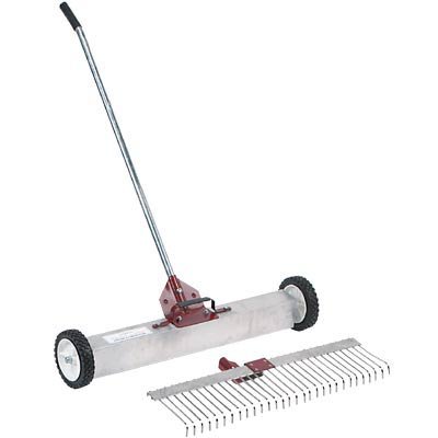 AMK Manufacturing Rolling Magnetic Sweeper - 30in. Magnet Length