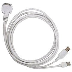 Lenmar AI-C30PY USB/FireWire Y-Cable to iPod 30-Pin Connector