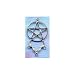 Gothic Pentacle Pentagram Chandelier Wiccan Jewelry Finding 3 Loop
